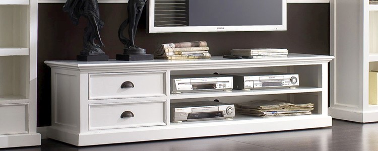 White TV Units
